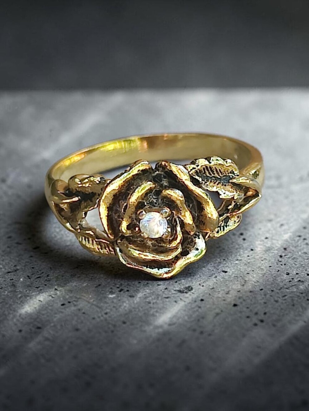 Antique Keer And Kingsland Diamond Rose Ring
